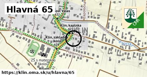 Hlavná 65, Klin