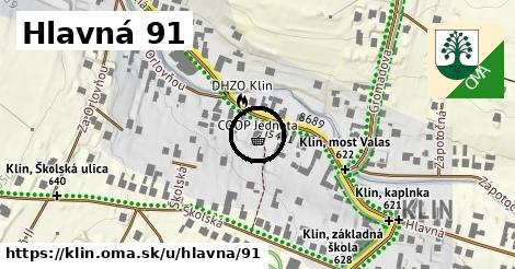 Hlavná 91, Klin