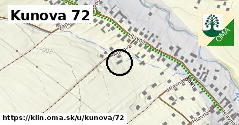 Kunova 72, Klin