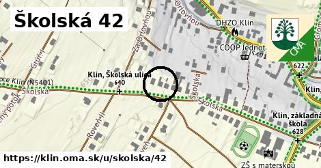 Školská 42, Klin