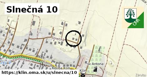 Slnečná 10, Klin