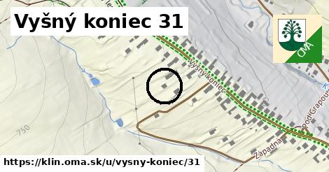 Vyšný koniec 31, Klin