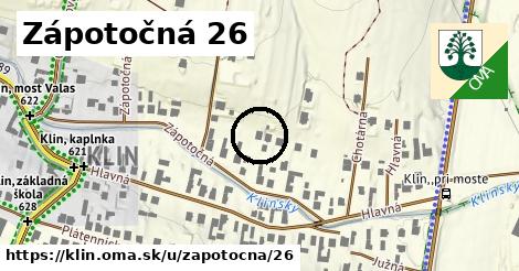 Zápotočná 26, Klin