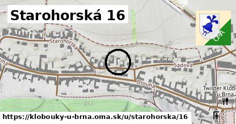 Starohorská 16, Klobouky u Brna