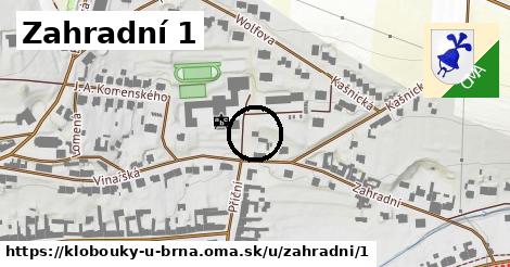 Zahradní 1, Klobouky u Brna