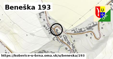 Beneška 193, Kobeřice u Brna
