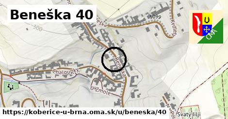 Beneška 40, Kobeřice u Brna