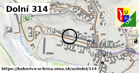 Dolní 314, Kobeřice u Brna