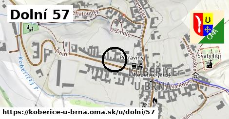Dolní 57, Kobeřice u Brna