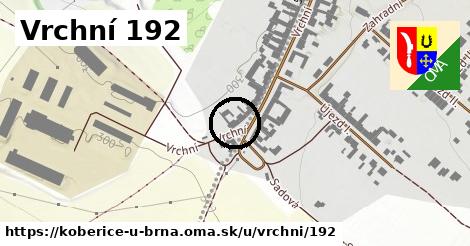 Vrchní 192, Kobeřice u Brna