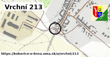 Vrchní 213, Kobeřice u Brna