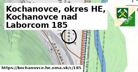 Kochanovce, okres HE, Kochanovce nad Laborcom <span class="supisne">185</span>