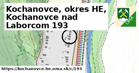 Kochanovce, okres HE, Kochanovce nad Laborcom <span class="supisne">193</span>