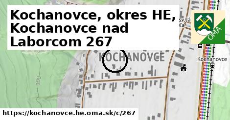 Kochanovce, okres HE, Kochanovce nad Laborcom <span class="supisne">267</span>
