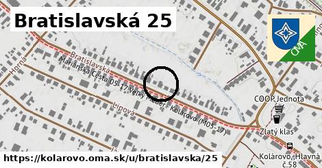 Bratislavská 25, Kolárovo