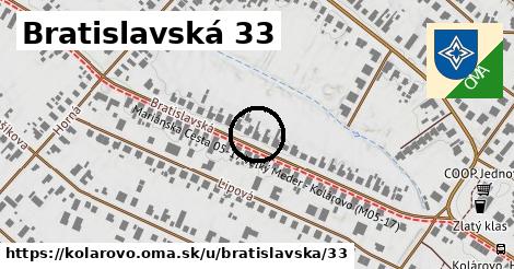 Bratislavská 33, Kolárovo