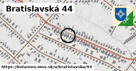 Bratislavská 44, Kolárovo