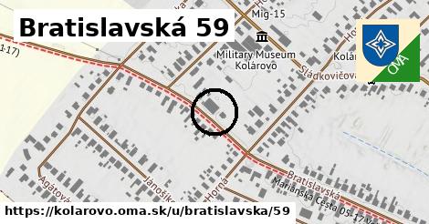 Bratislavská 59, Kolárovo