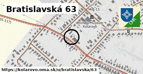 Bratislavská 63, Kolárovo