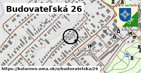 Budovateľská 26, Kolárovo