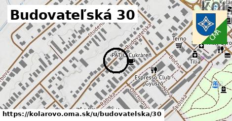 Budovateľská 30, Kolárovo