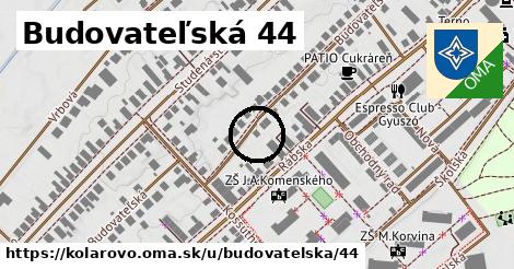 Budovateľská 44, Kolárovo