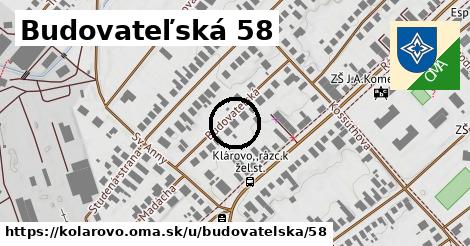 Budovateľská 58, Kolárovo