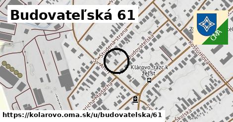 Budovateľská 61, Kolárovo