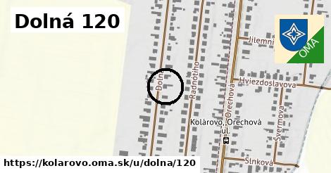 Dolná 120, Kolárovo