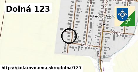 Dolná 123, Kolárovo