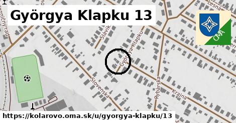 Györgya Klapku 13, Kolárovo