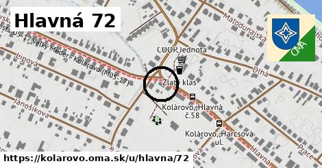 Hlavná 72, Kolárovo