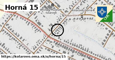 Horná 15, Kolárovo