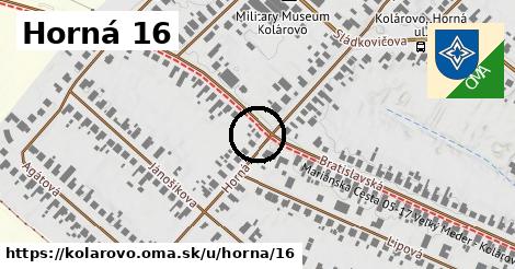 Horná 16, Kolárovo