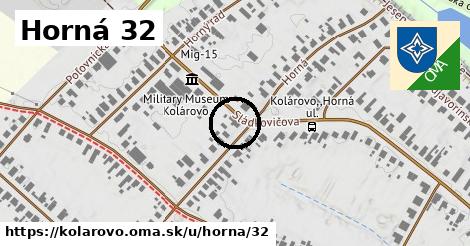 Horná 32, Kolárovo