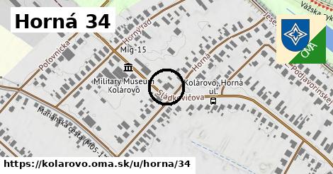 Horná 34, Kolárovo