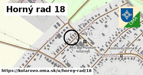 Horný rad 18, Kolárovo