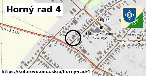 Horný rad 4, Kolárovo