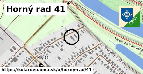 Horný rad 41, Kolárovo