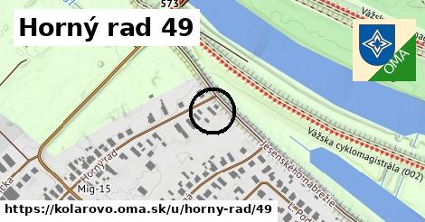 Horný rad 49, Kolárovo