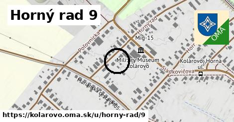 Horný rad 9, Kolárovo