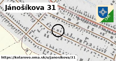 Jánošíkova 31, Kolárovo