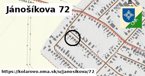 Jánošíkova 72, Kolárovo