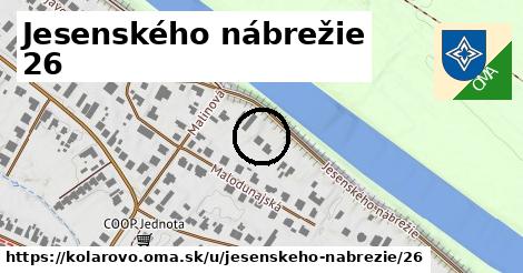 Jesenského nábrežie 26, Kolárovo