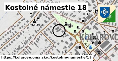 Kostolné námestie 18, Kolárovo