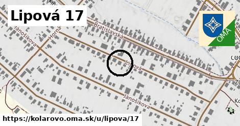 Lipová 17, Kolárovo