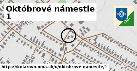 Októbrové námestie 1, Kolárovo