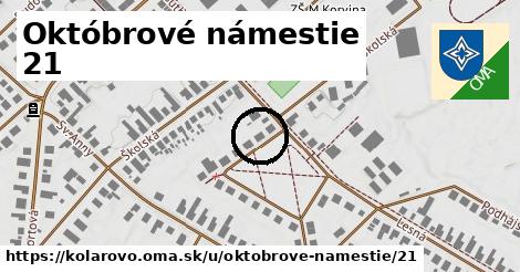 Októbrové námestie 21, Kolárovo