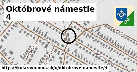 Októbrové námestie 4, Kolárovo