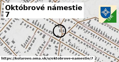 Októbrové námestie 7, Kolárovo